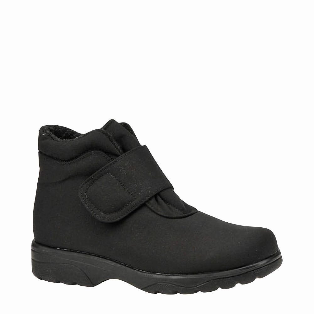 synthetic leather Toe Warmers Women's Active Velcro Boot in Black