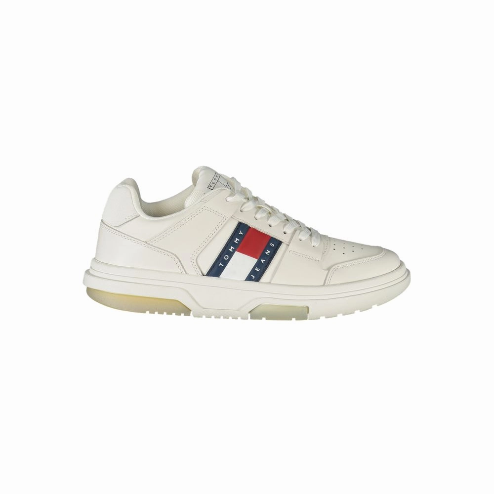 Sleek Edge Slip On Design Tommy Hilfiger Leather Women Women's Sneaker