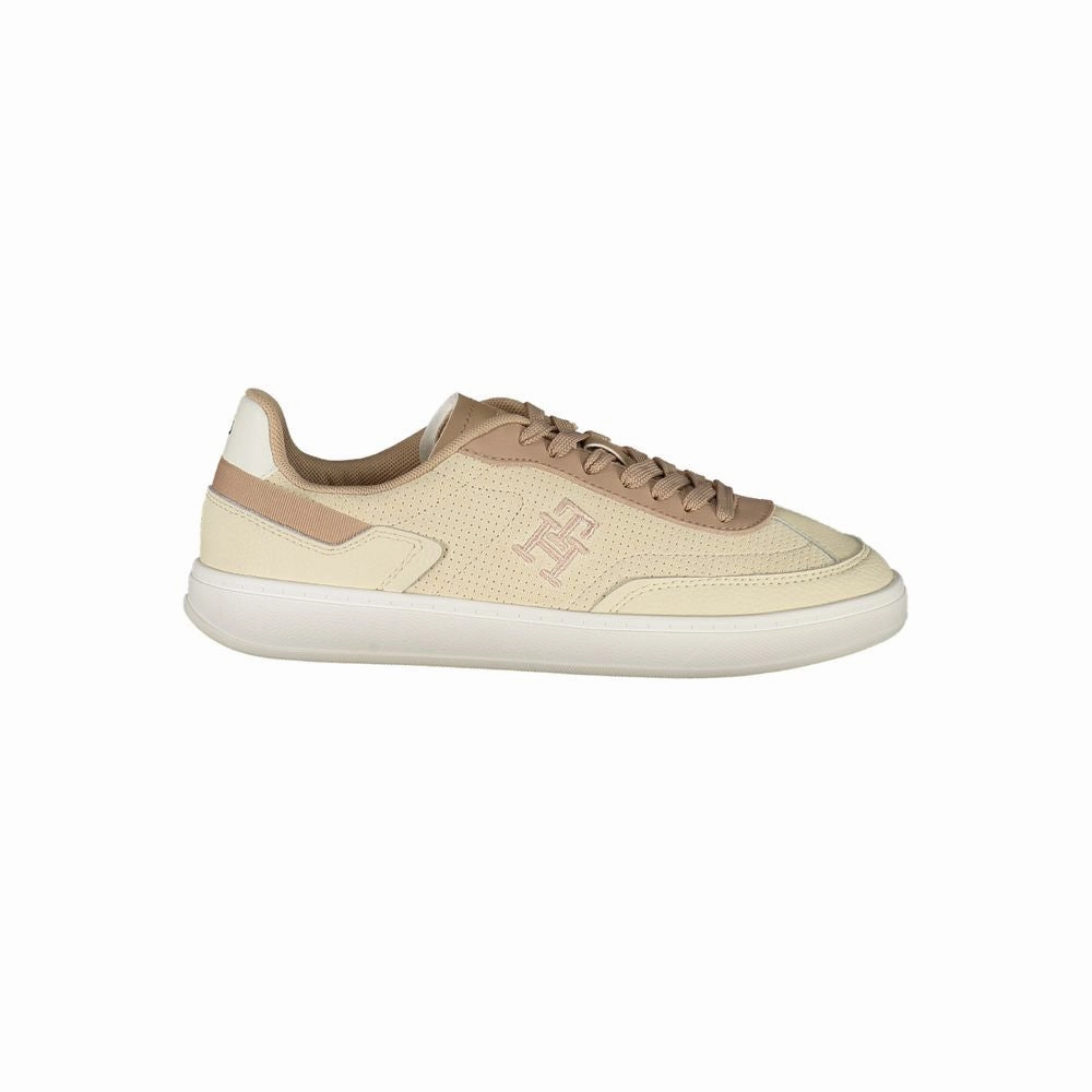 Smooth Upper Tommy Hilfiger Leather Women Women's Sneaker