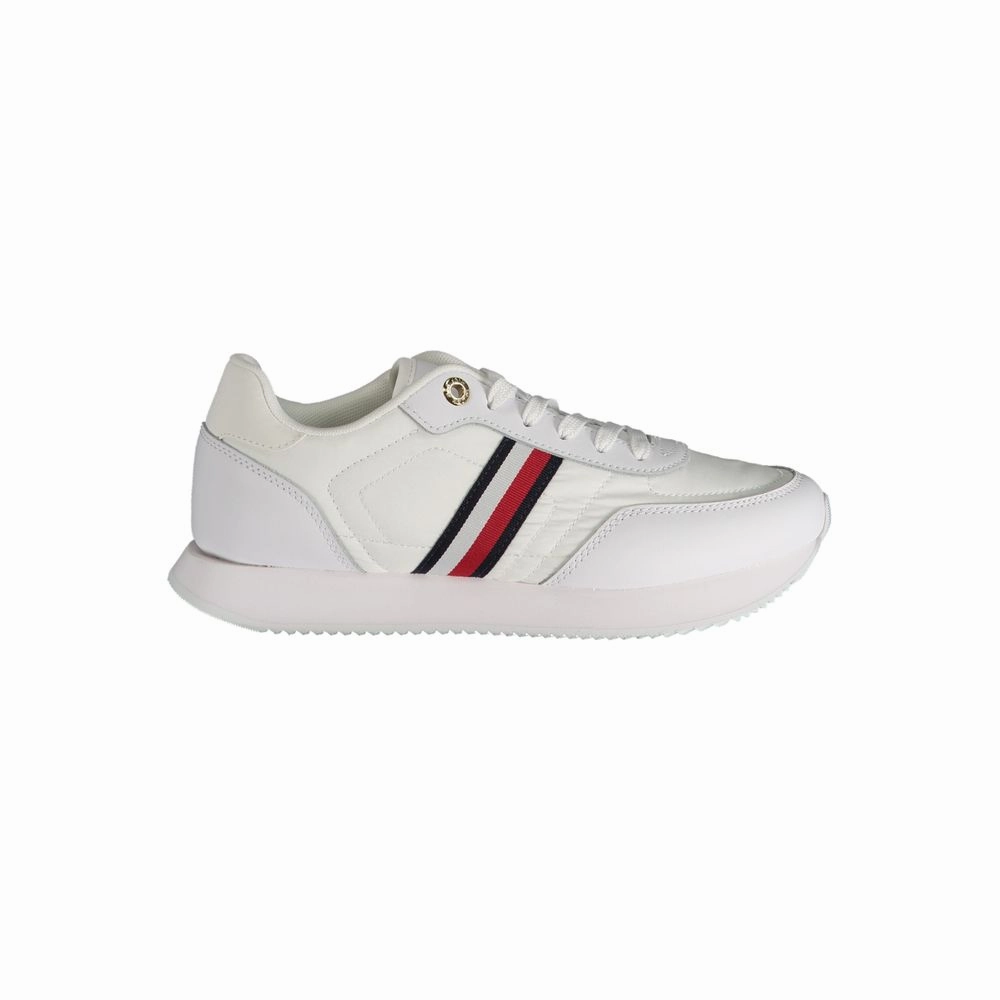 Wide toe box lace up closure Tommy Hilfiger Polyester Women's Sneaker