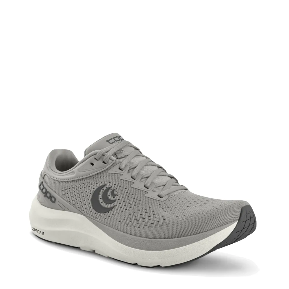 High Quality Long Comfort Topo Men's Phantom 3 Running Sneaker in Grey