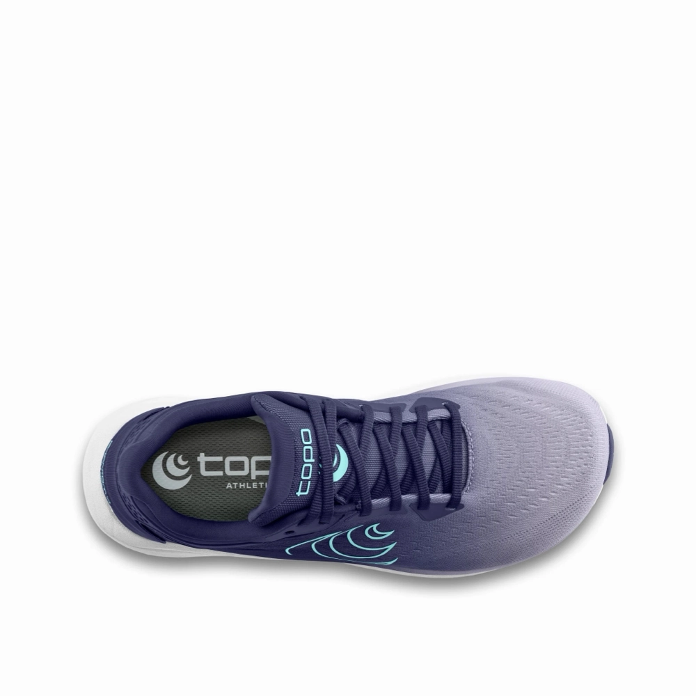 Topo Women's Phantom 4 Sneaker in Purple/Blue Flexible Fabric