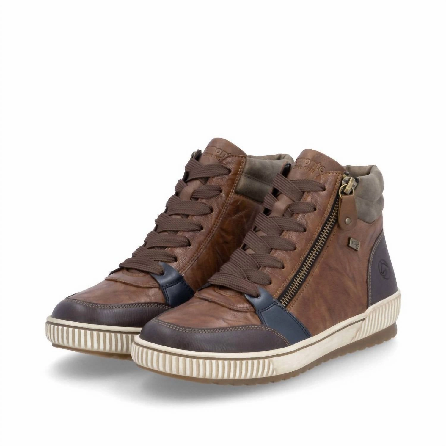 Women's Sneaker Boot In Havanna/noce/pacific Breath Fresh Pure Lines