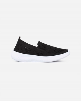 Structured chic Gradient Compression Women's Zest Slip On Sneaker In Black