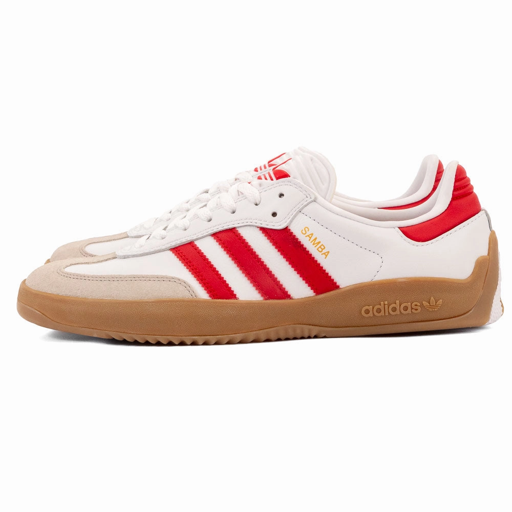 Adidas - Puig Samba (Cloud White / Better Scarlet / Gum) running shoes for advanced runners