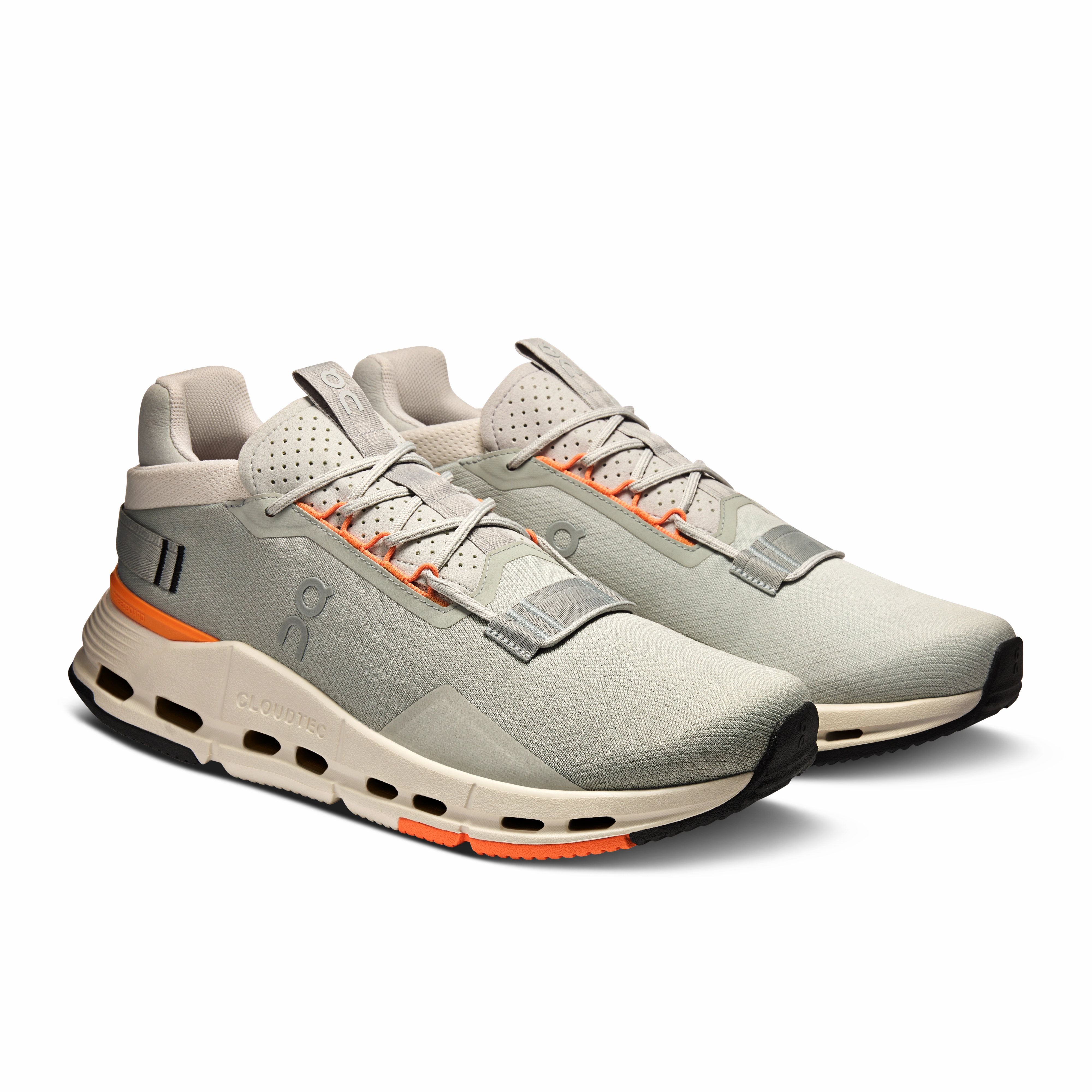 Dynamic Traction Sole All Day Comfort Core On Running Men's Cloudnova 2 Shoes - Glacier / Tumeric