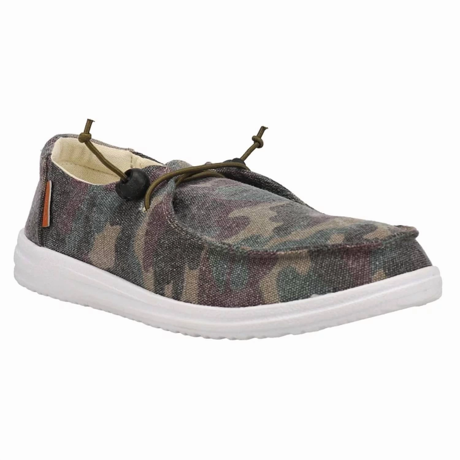 Women's Camouflage Kayak Shoes - Medium In Green Low Key