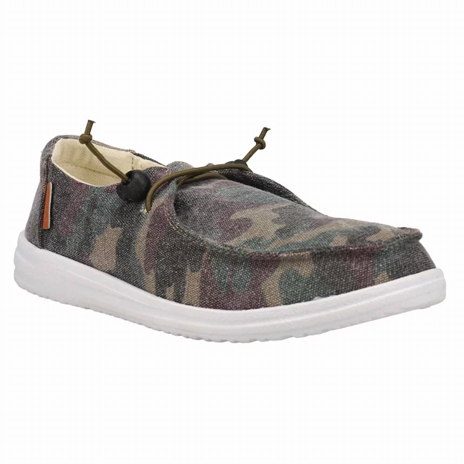 Women's Camouflage Kayak Shoes - Medium In Green Impact Resistant Toe Guard Bold Style