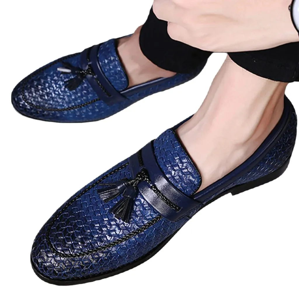 Easy Slip-on Footwear Lo Stilista - Luxury Italian Style Tassel  Loafers For Men