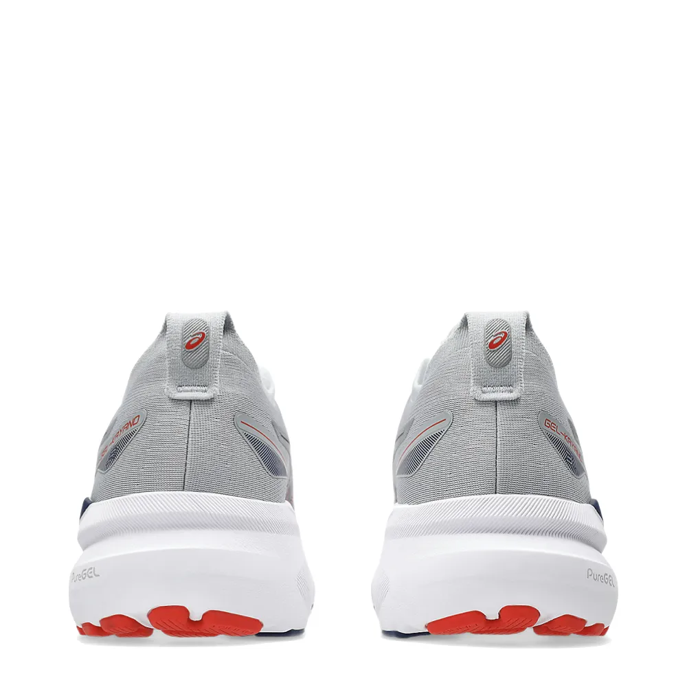 Look Walk Asics Men's Gel-Kayano 31 Sneaker in Piedmont Grey/Fiery Red