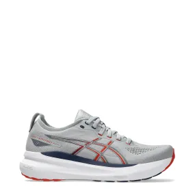 Asics Men's Gel-Kayano 31 Sneaker in Piedmont Grey/Fiery Red Cool Urban Everyday Comfort