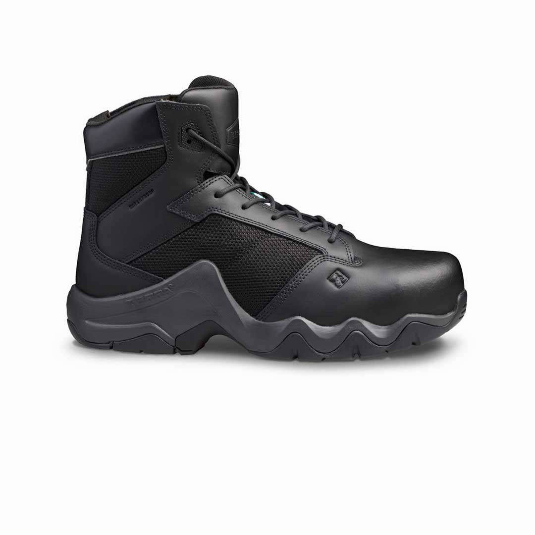 Terra - Unisex 6 Inch EKG Stealth Composite Toe Safety Boots (TR0A4NRYBLK) Lace Up Style Everyday Walk