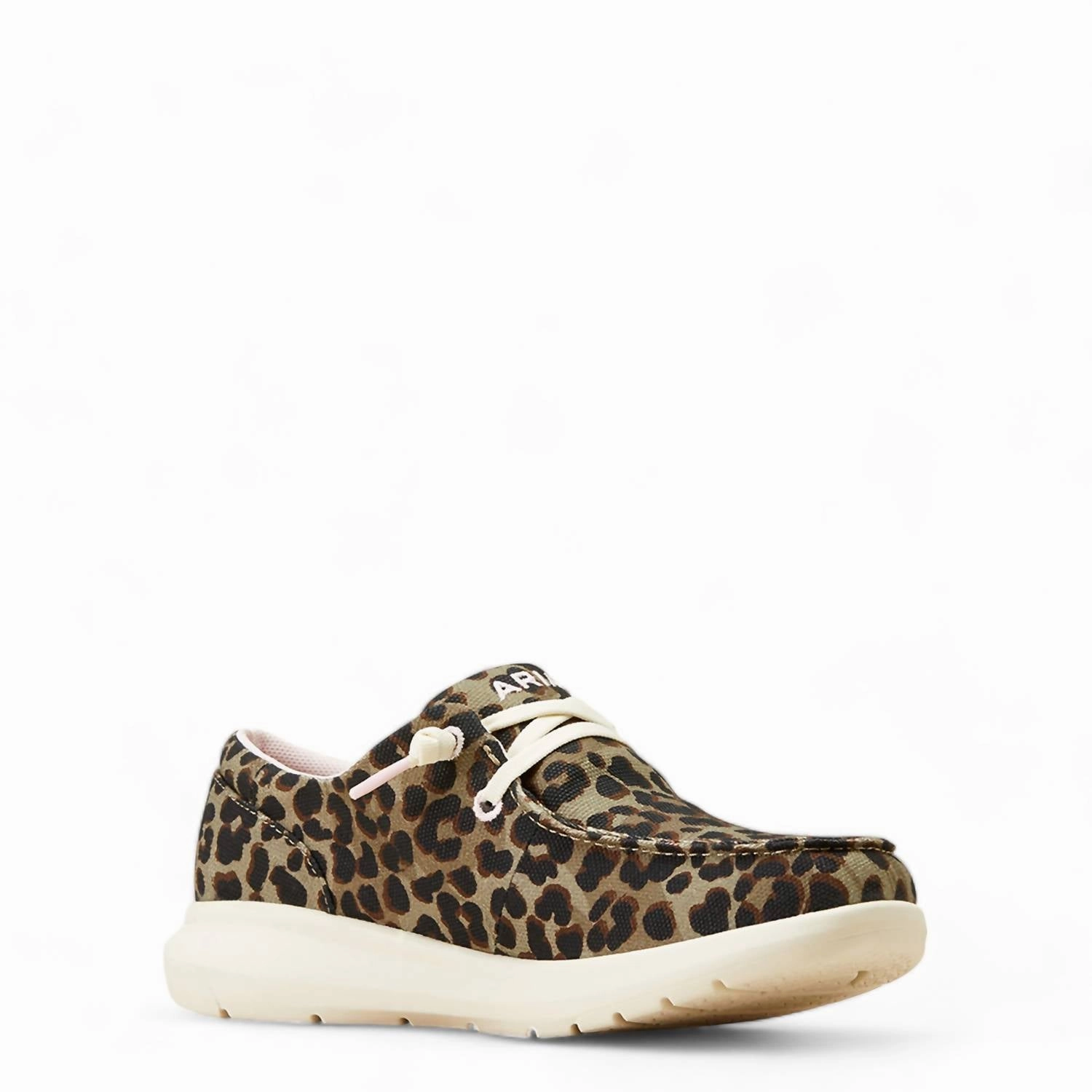 Women's Hilo Shoes In Olive Leopard Light Pace Comfort Wear