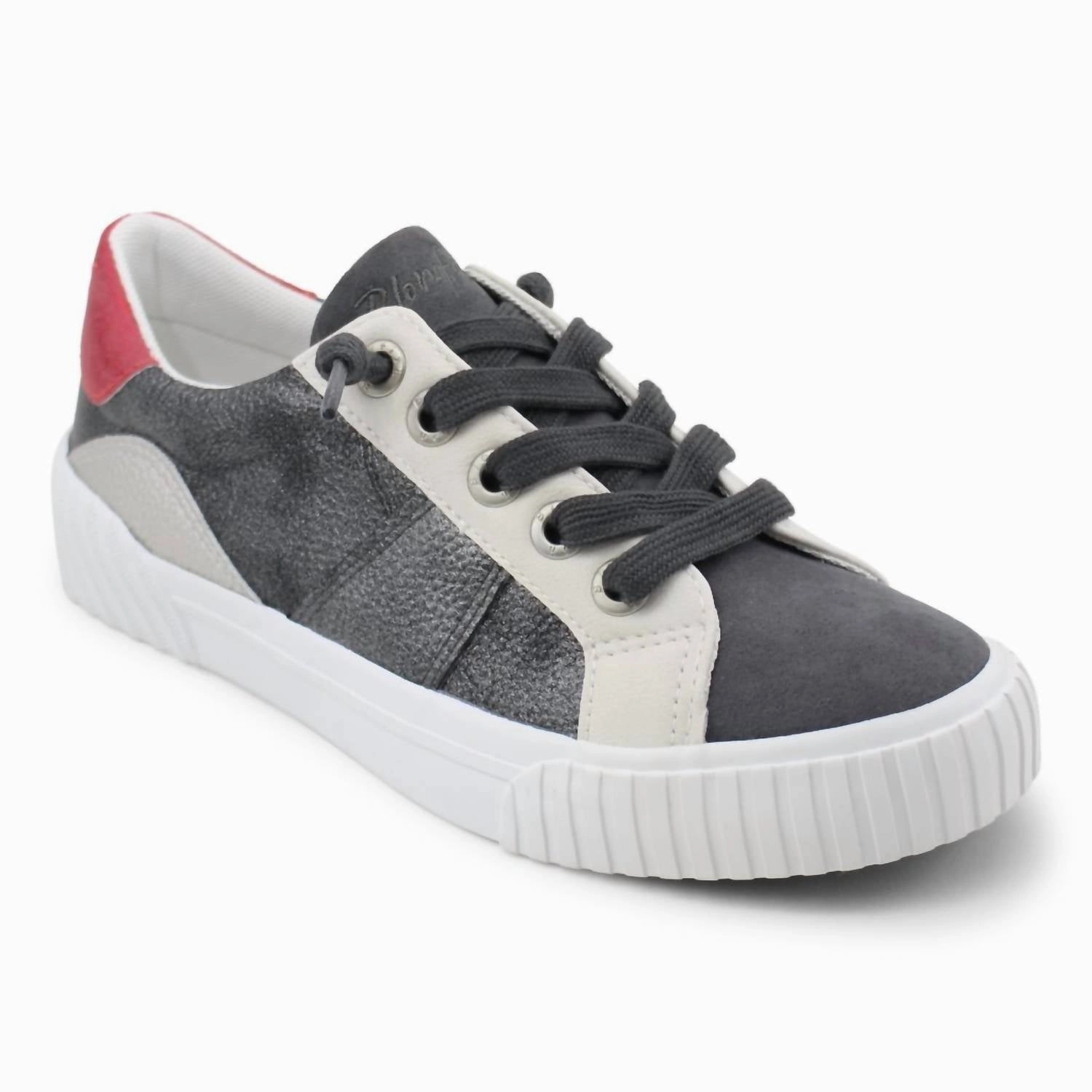 Women's Wave-B Sneaker In Grey Tumbleweed/dark Grey Micro Fiber Reinforced Eyestay Durability Flexible Torsion