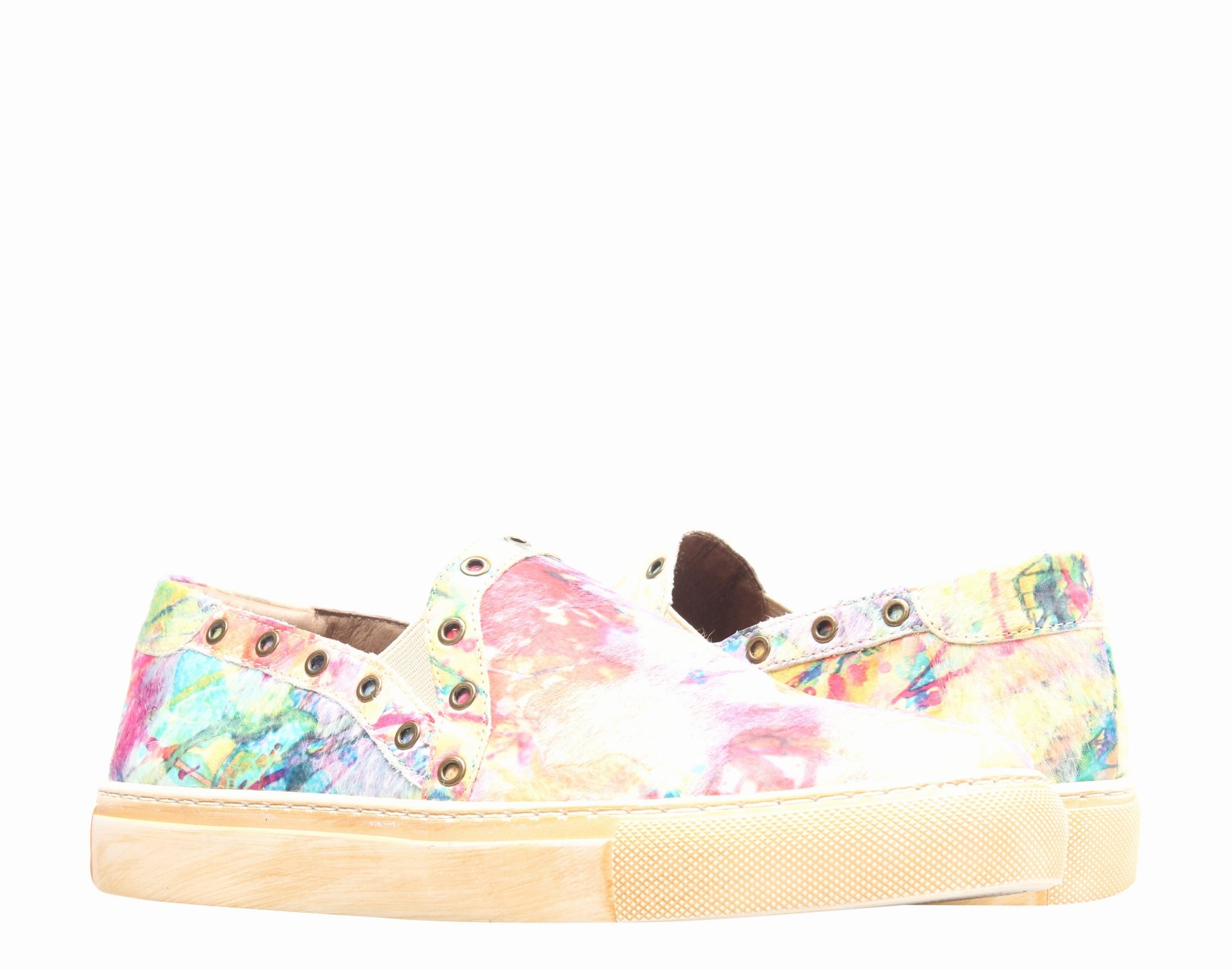 Chocolat Blu Nayla Multi Calf Hair Women's Slip-On Sneaker Relax Feel