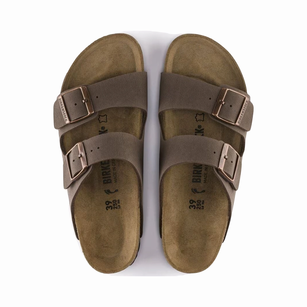 Wild Step Soft Support Birkenstock Arizona Birkibuc Sandal in Mocha