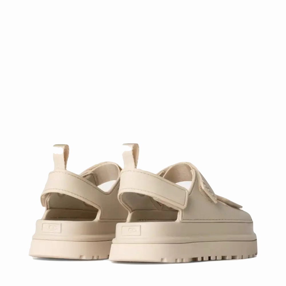 Low Maintenance Ugg Women's GoldenGlow Platform Sandal in Sea Salt