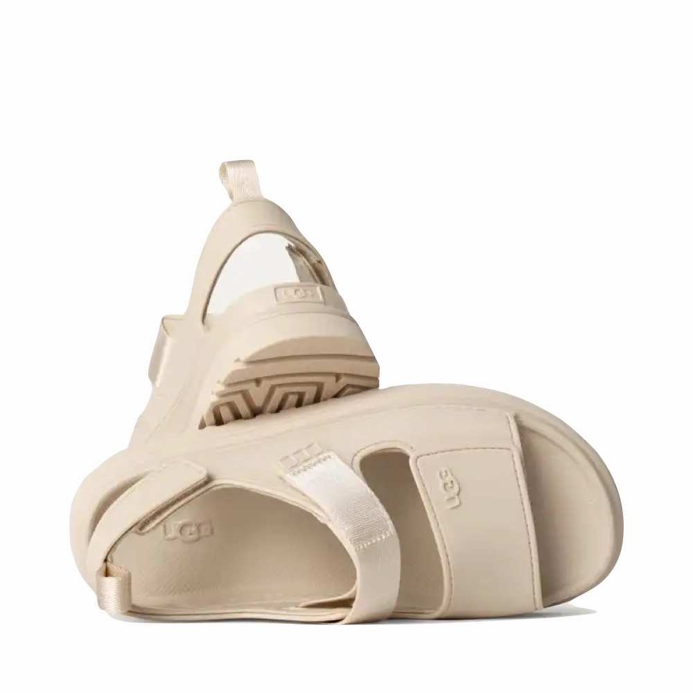 Ugg Women's GoldenGlow Platform Sandal in Sea Salt Punch Step