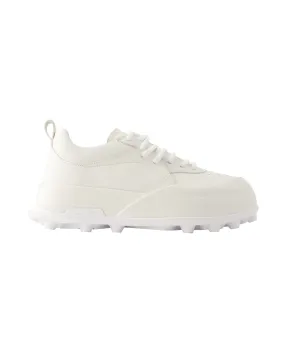 Sneakers - Jil Sander - Leather - Porcelain Long-Distance Support