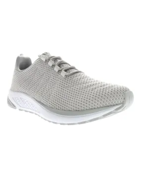 Lace Closure Women's Tour Knit Sneakers In Grey