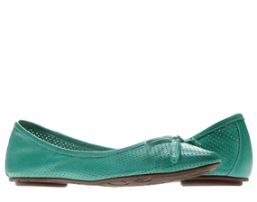 Natural motion Quick Adjustment Chocolat Blu Gabriella Moccasin Flat Green Leather Women's Shoes