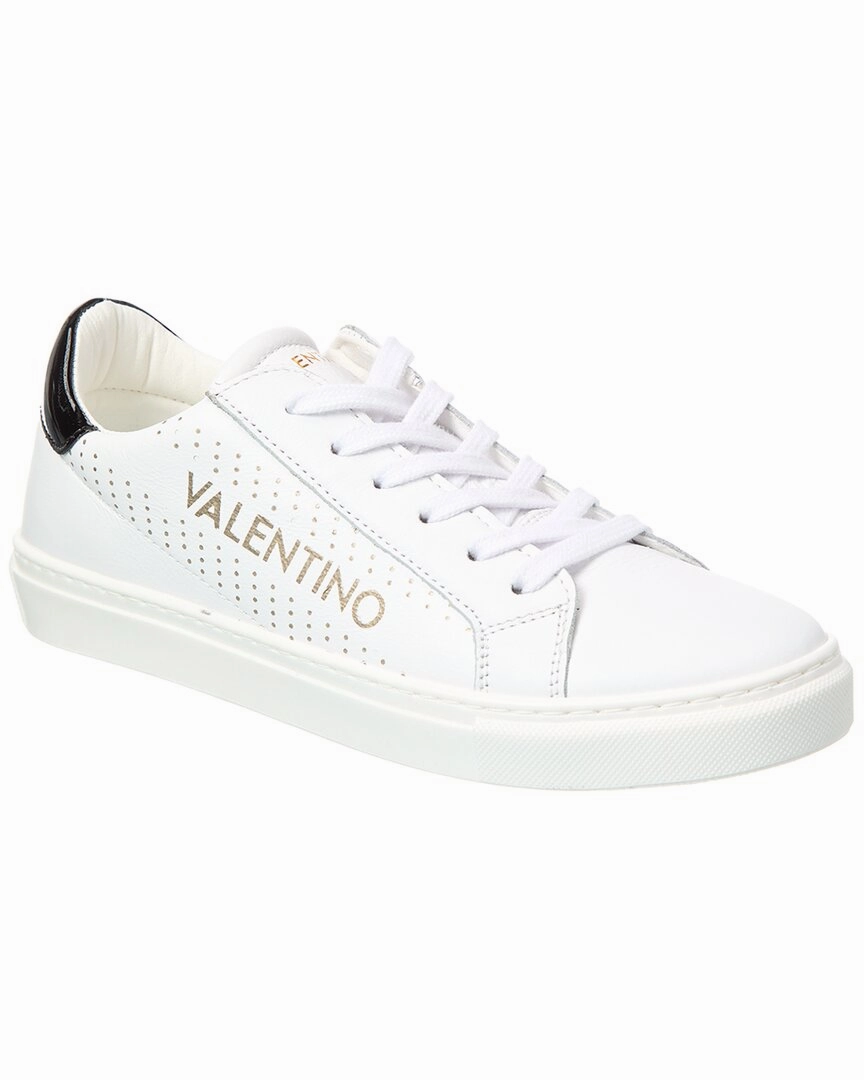 Valentino by Mario Valentino Kara Leather Sneaker Sidewalk Ready Airflow Vents
