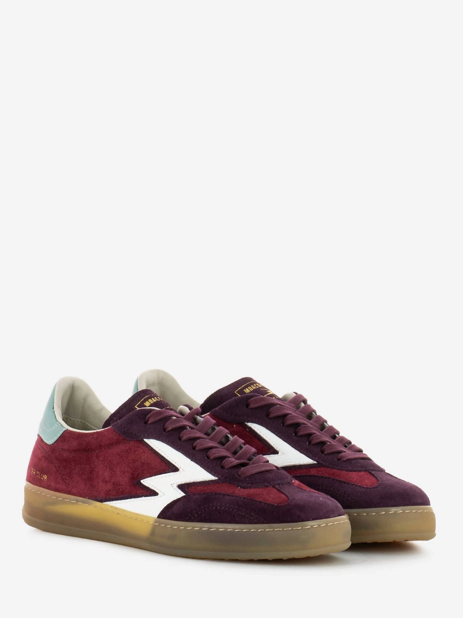 Women's Club Suede Sneaker In Cherry Running Errands Fashion Step