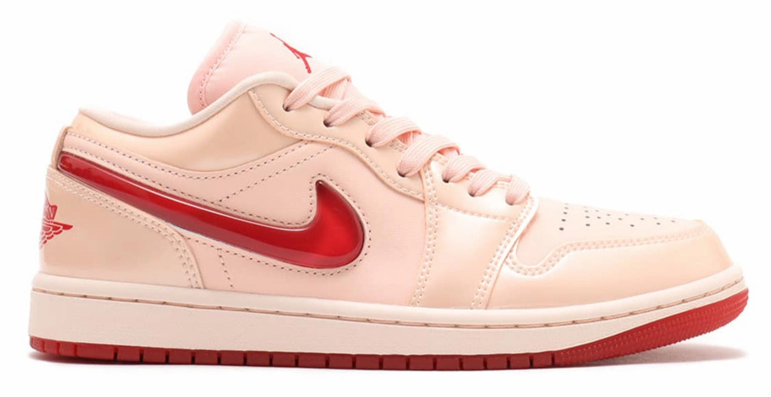 Regular Style Natural Walk Jordan 1 Low Patent Valentine's Day (Women's)