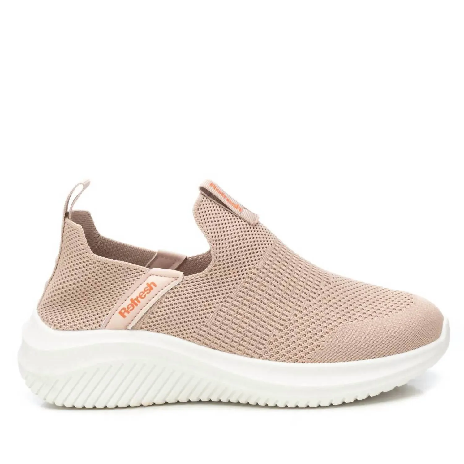 Simple Outline Women's Active Stretch Sneakers In Nude