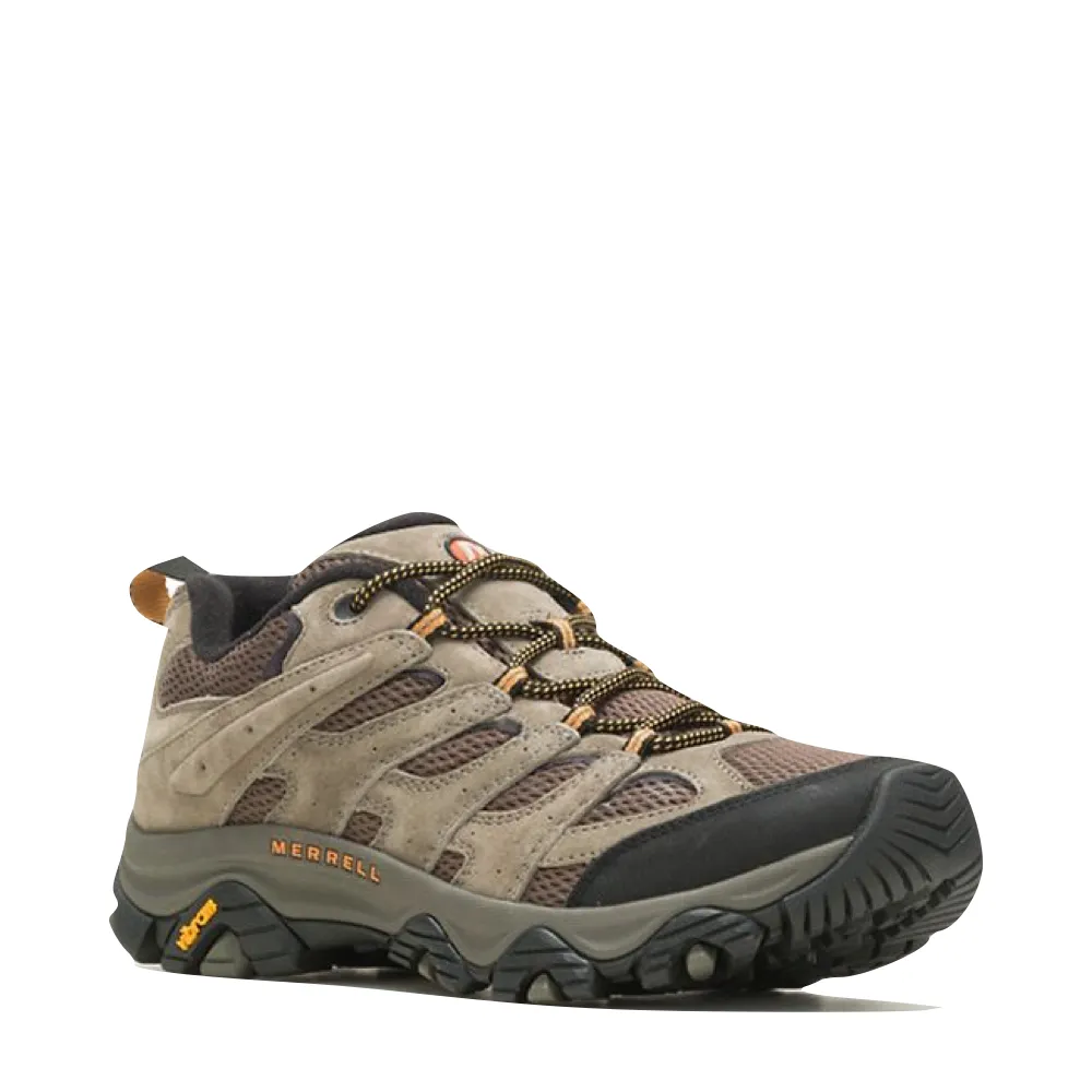 Merrell Men's Moab 3 Hiker in Walnut Versatile Comfort Shoes Moisture Wicking Layer
