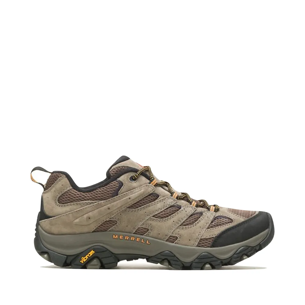 Merrell Men's Moab 3 Hiker in Walnut Peak Jog Enhanced grip