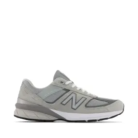 Compression Fit Cozy Interior New Balance Men's MADE in USA 990v5 Sneakers in Grey