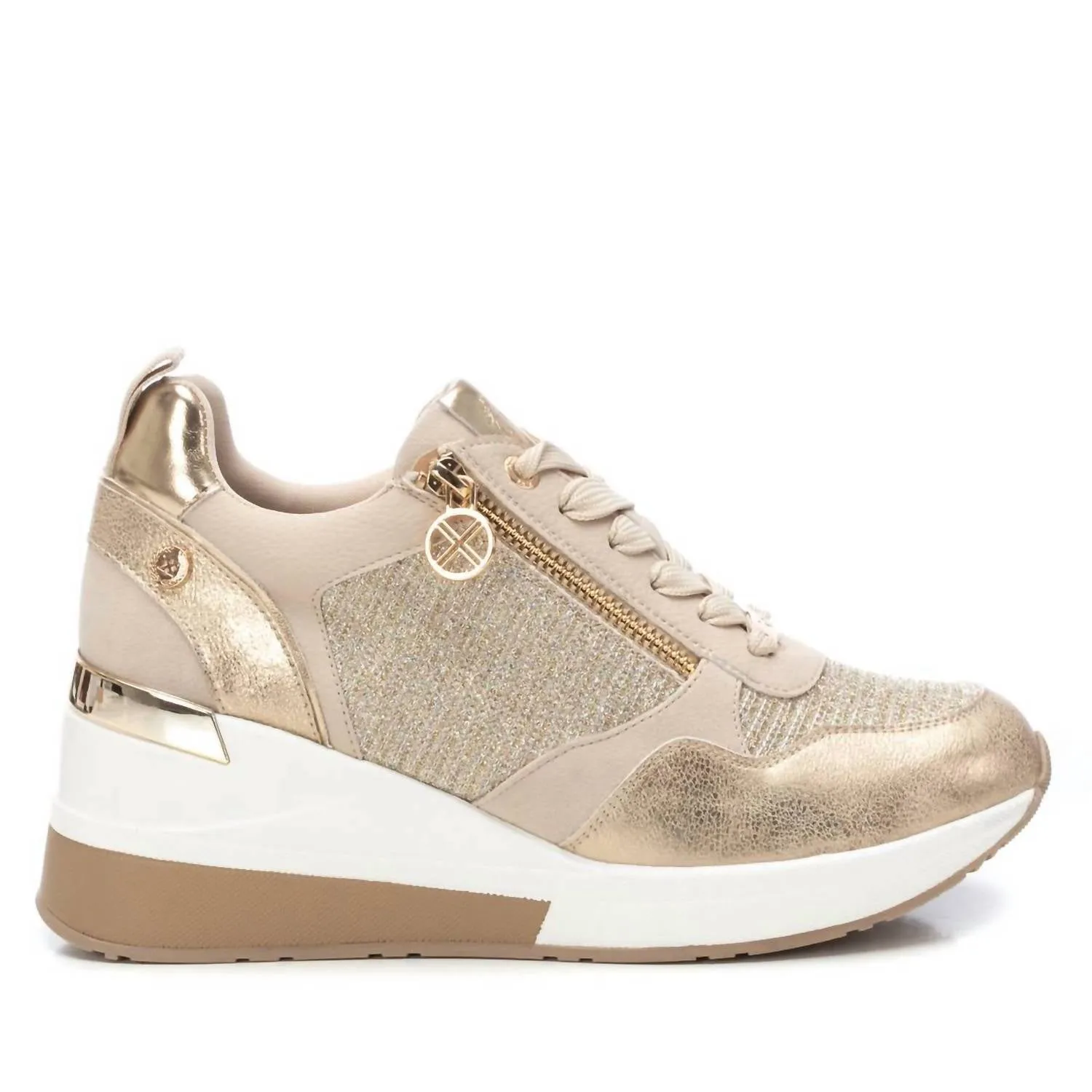Every Ground Fast Track Women's Wedge Fashion Sneakers In Gold