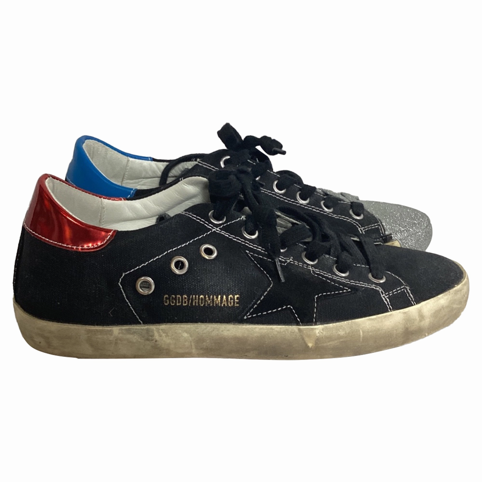 All-day Grip Golden Goose Superstar 2017 David Bowie Sneakers in Multicolor Canvas