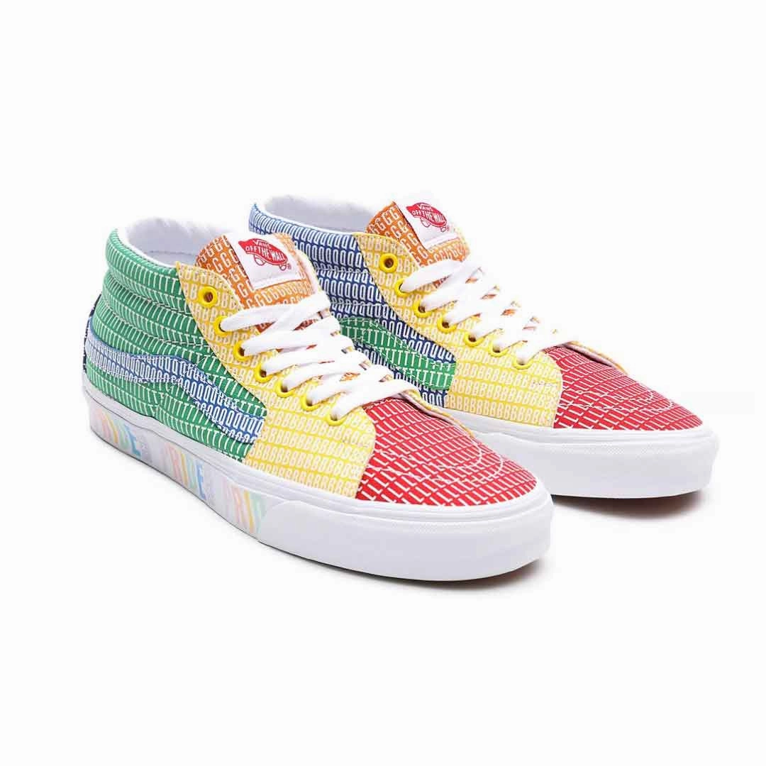 Vans - Unisex Pride Sk8-Mid Shoes (3WM33WJ) Outdoor Step