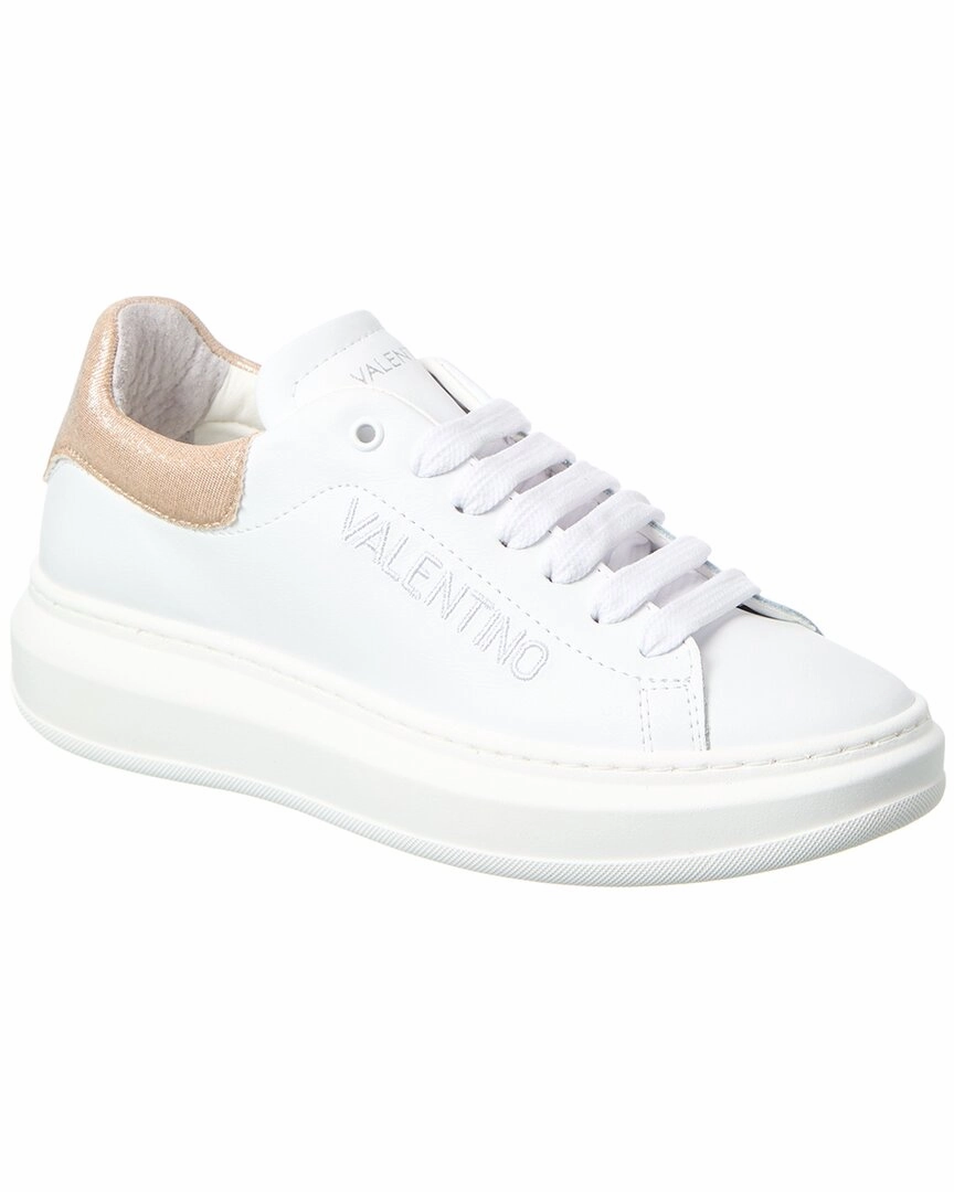 Valentino by Mario Valentino Fresia Bright Leather Sneaker LightweightDesign Simple Look