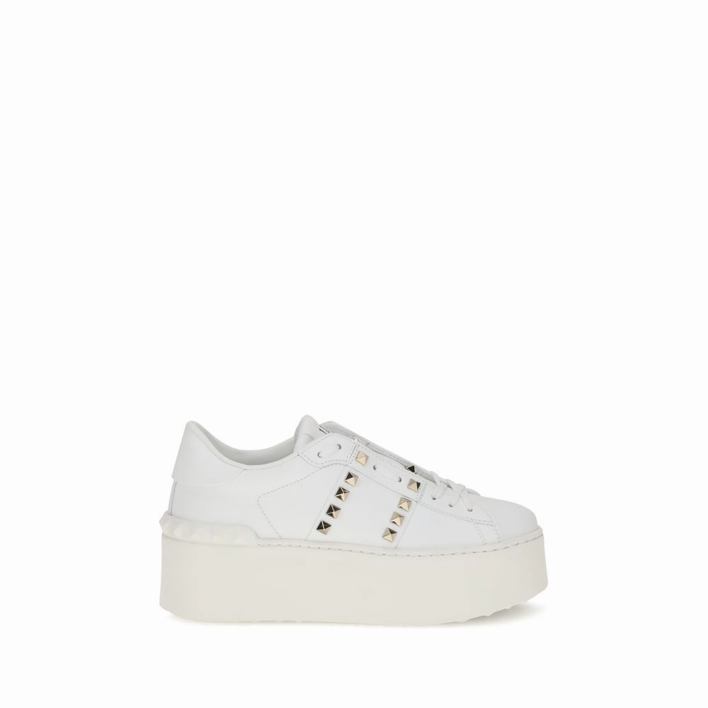 Valentino Garavani Rockstud Untitled Flatform Women's Sneakers Stability Control Frame