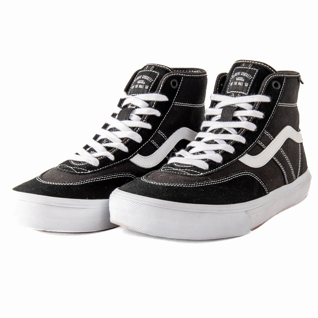 morale - enhancing Abrasion Resistant Upper Vans - Crockett High (Black/White)