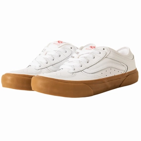 High Abrasion Zones Neutral running Vans - Rowley (White/Gum) *SALE