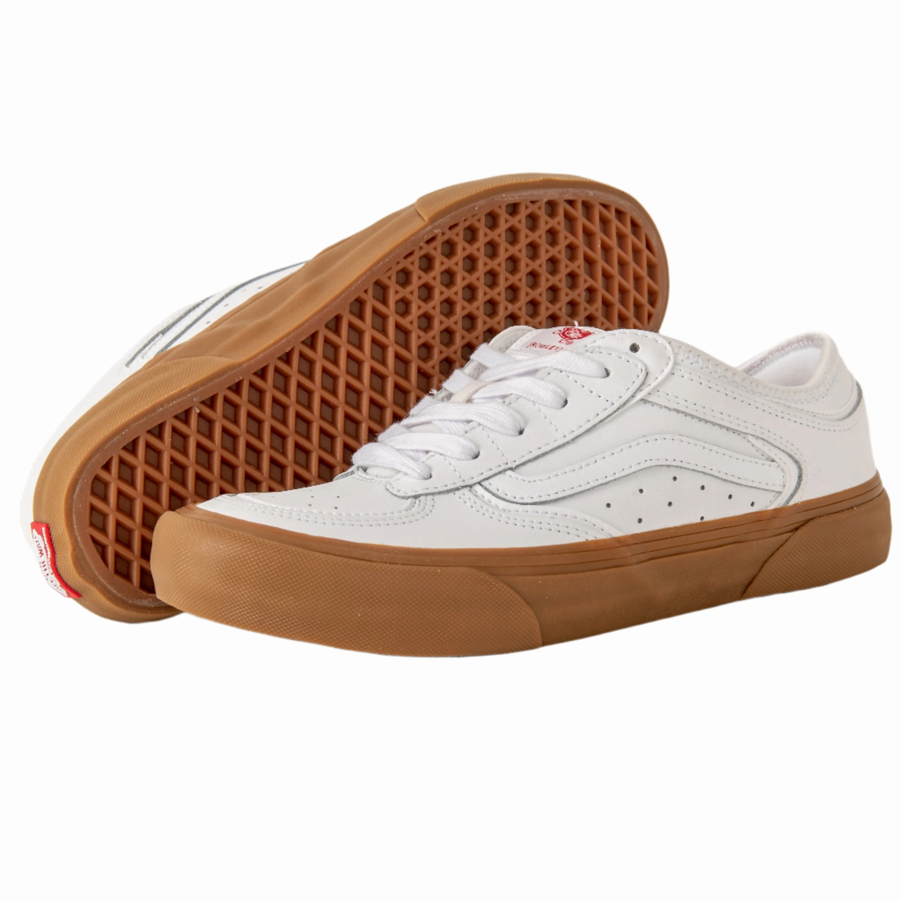 Vans - Rowley (White/Gum) *SALE easy to take off