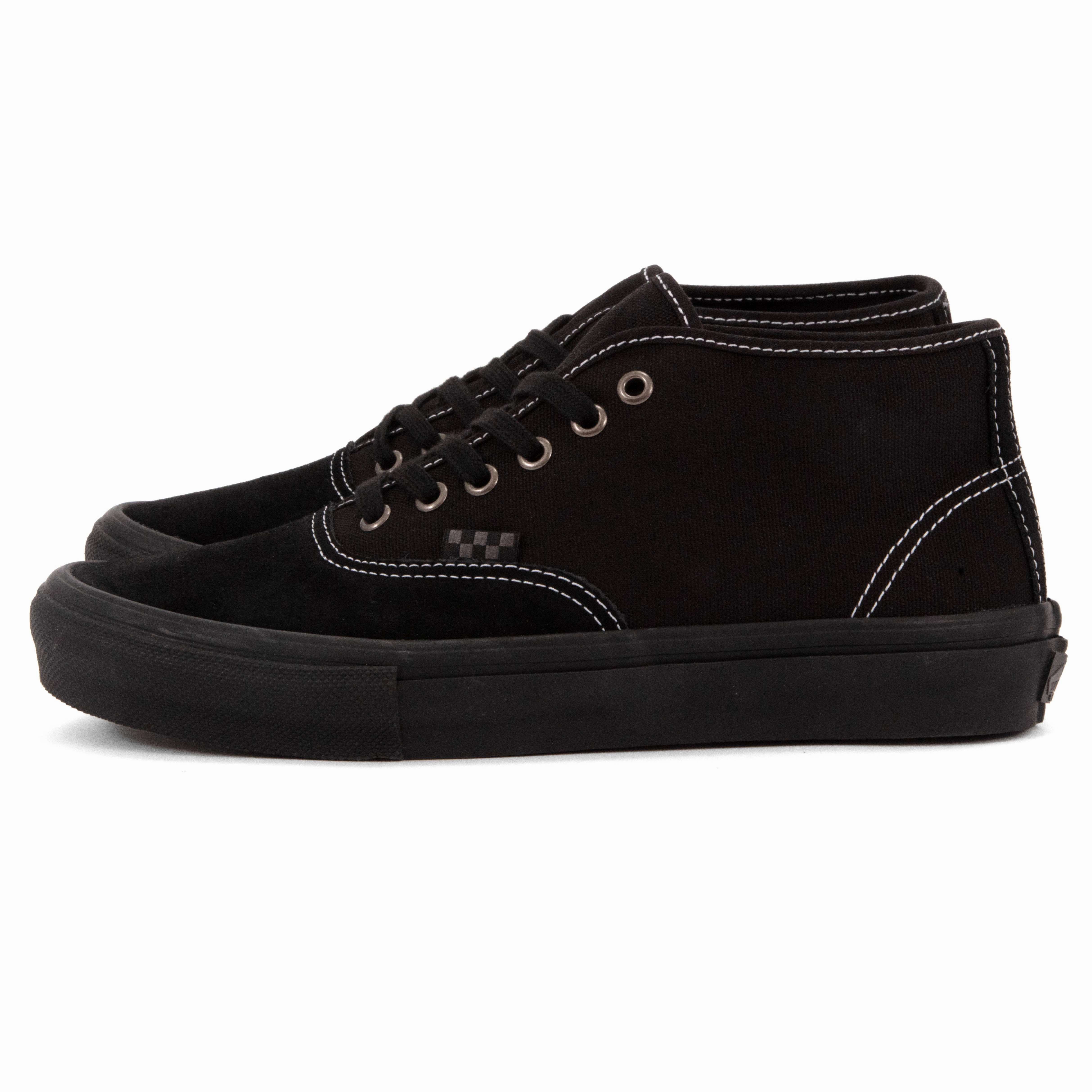 Vans - Skate Authentic Mid (Blackout) Non - Slip