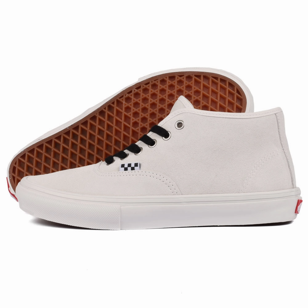 Endurance Support Vans - Skate Authentic Mid (Blanc De Blanc)