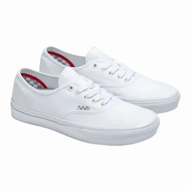 Durable Upper Cloud Like Cushioning Vans - Skate Authentic (True White)