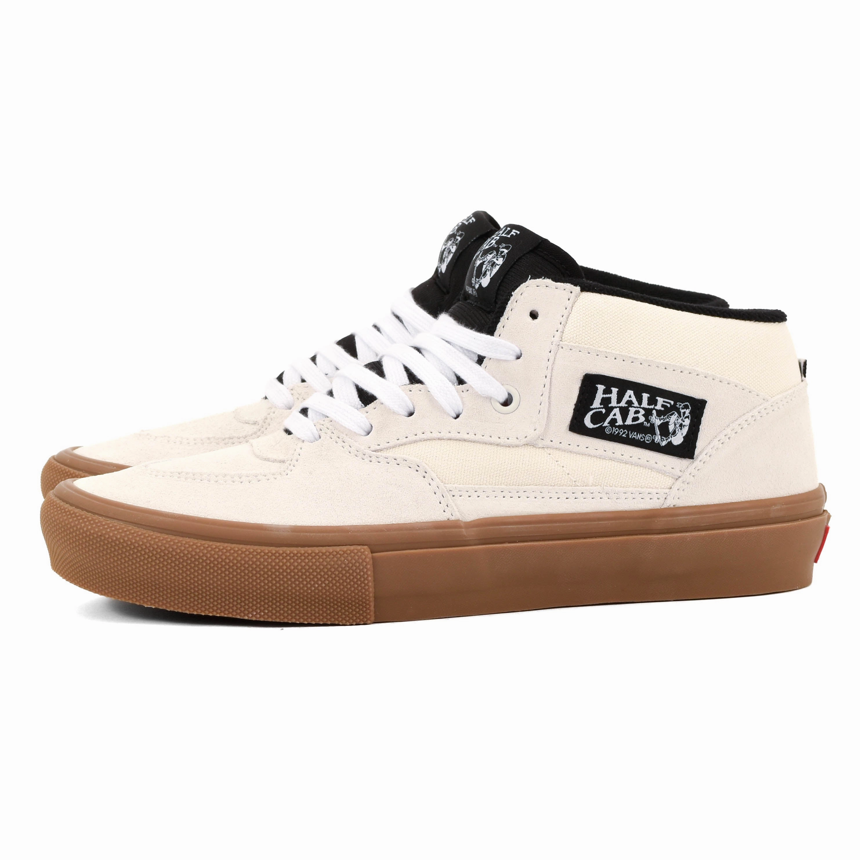 permanent shoes multipurpose - shoes Vans - Skate Half Cab (Antique White / Gum)