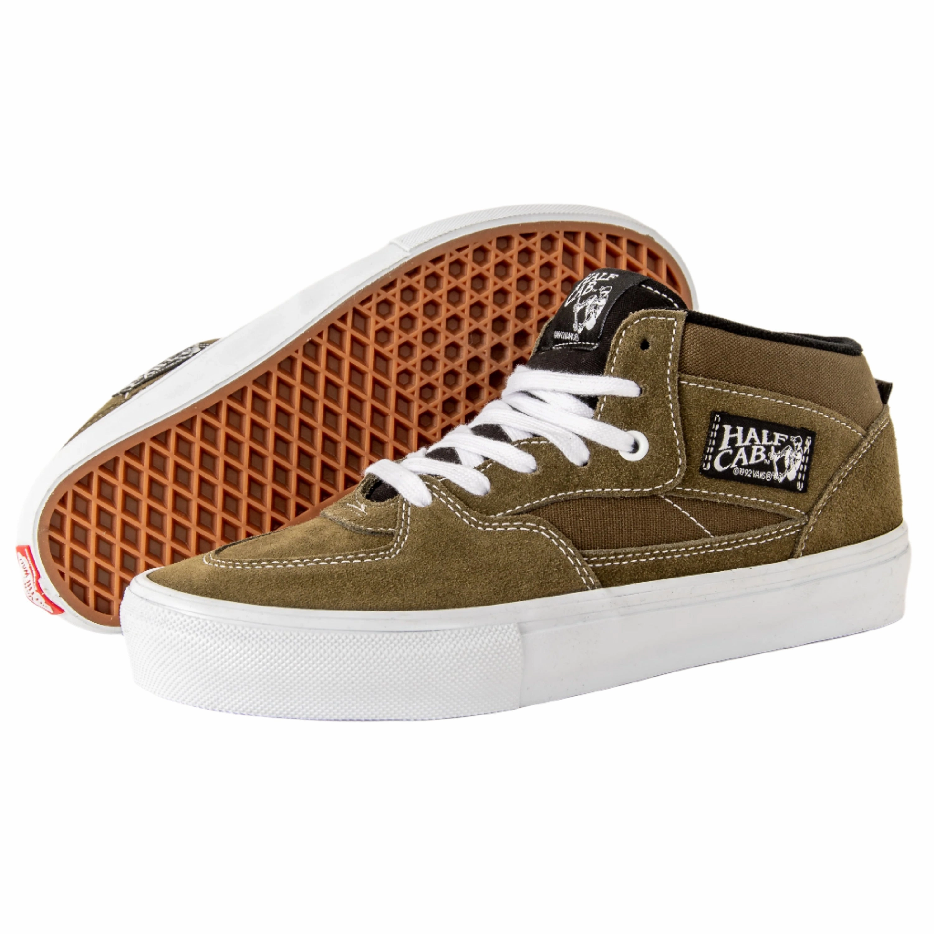 trail - tough Vans - Skate Half Cab (Dark Olive)*SALE