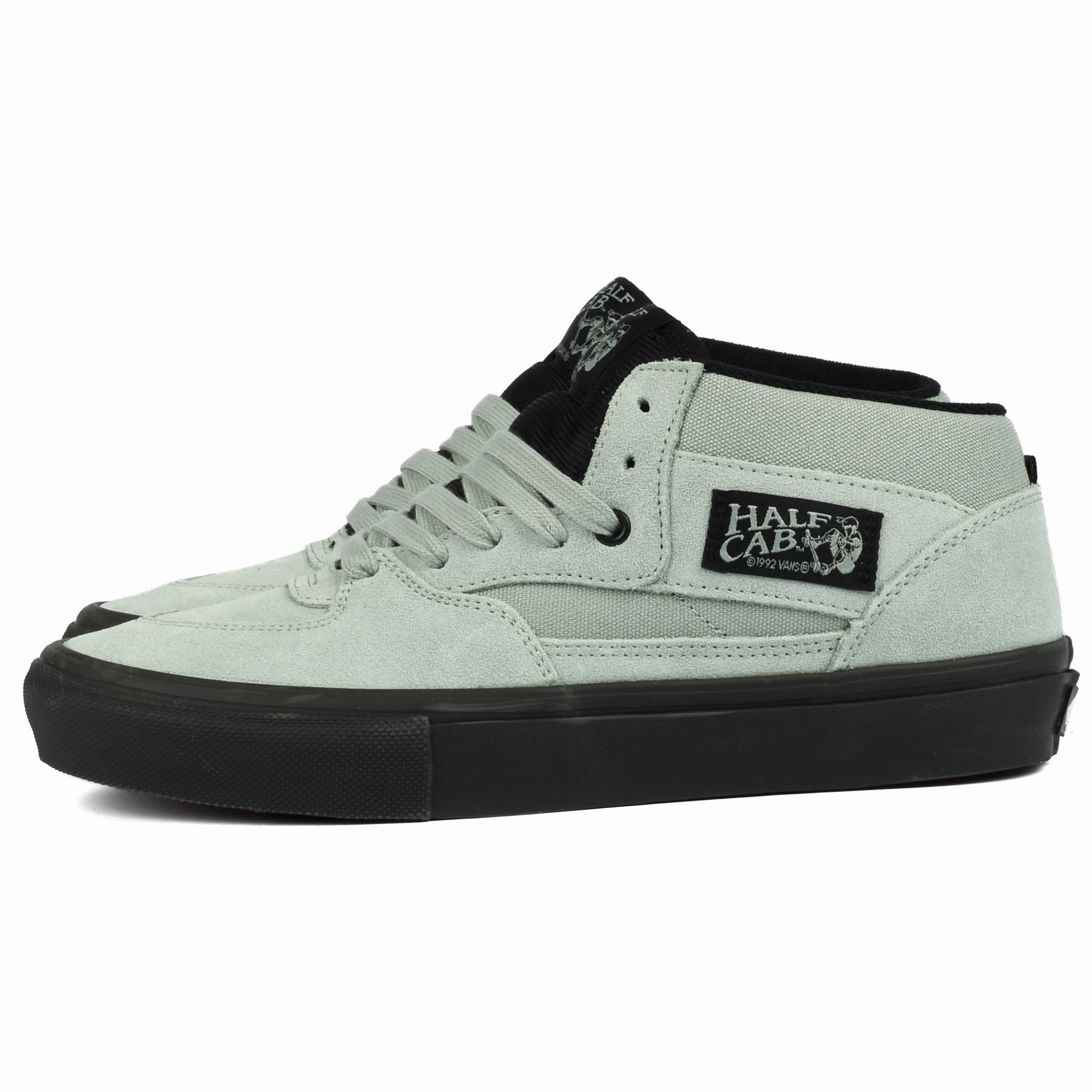 Vans - Skate Half Cab (Gray/Olive) heel cup insert noiseless - movement shoes
