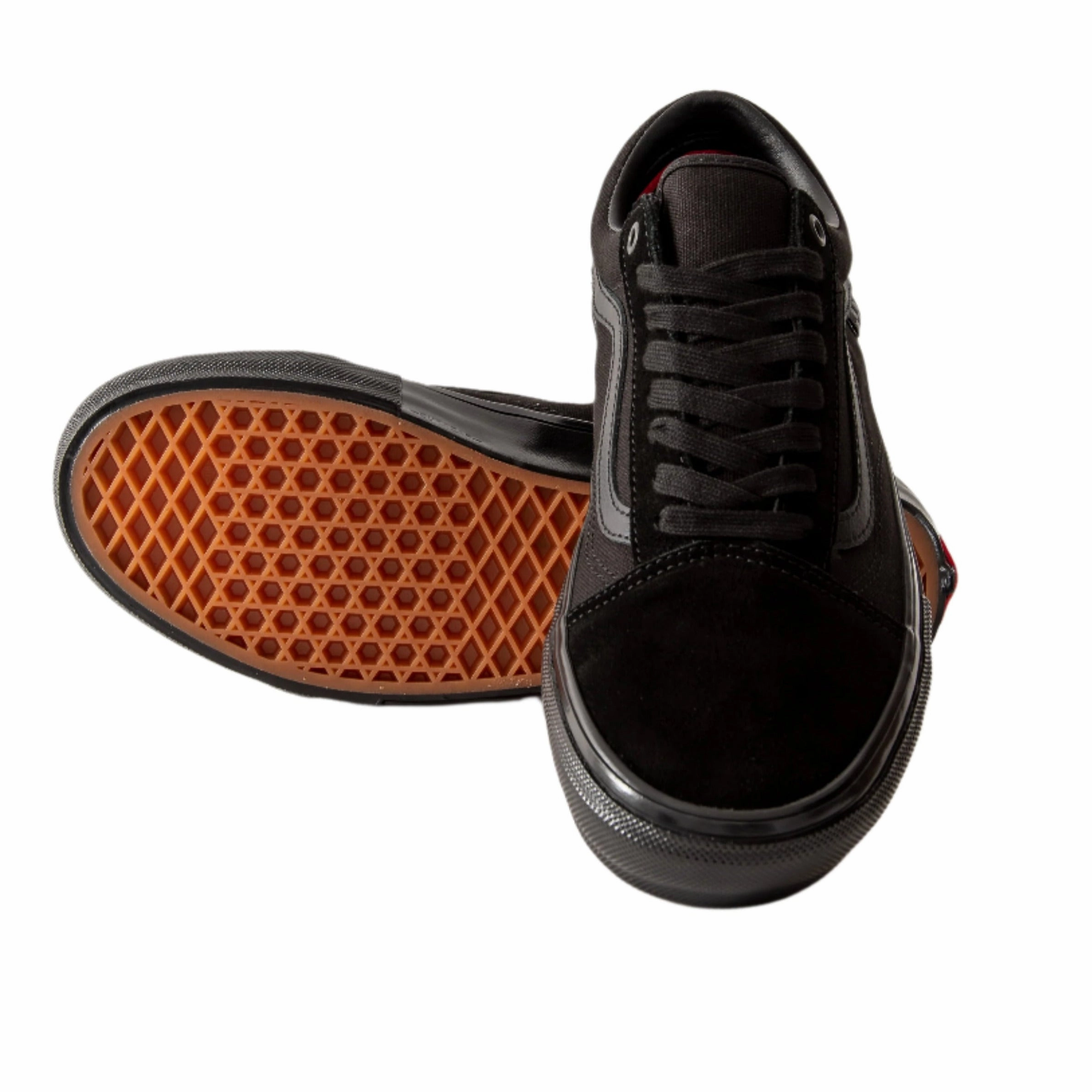 Vans - Skate Old Skool (Black/Black) Reliable wide - fit spaciousness