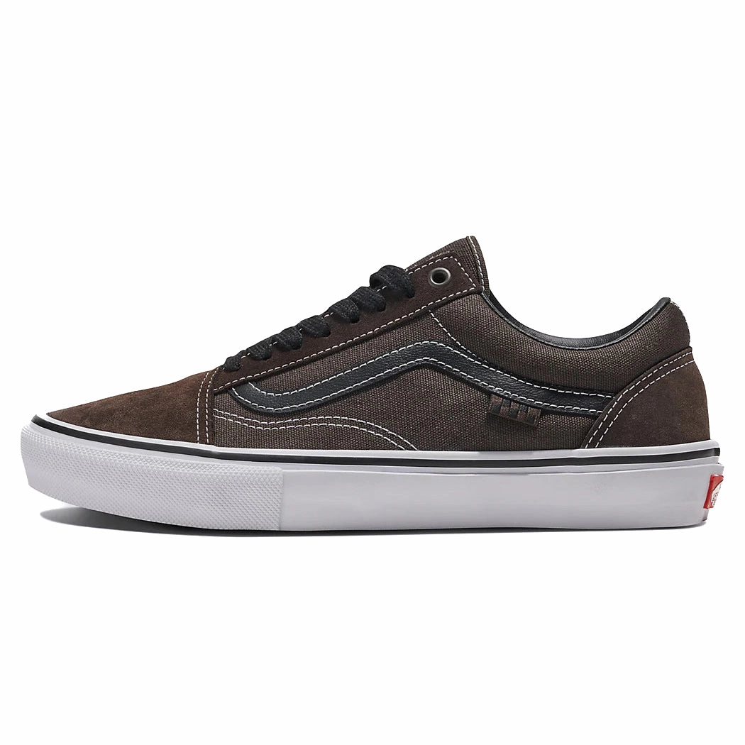 self - improvement Vans - Skate Old Skool (Chocolate Brown/White)