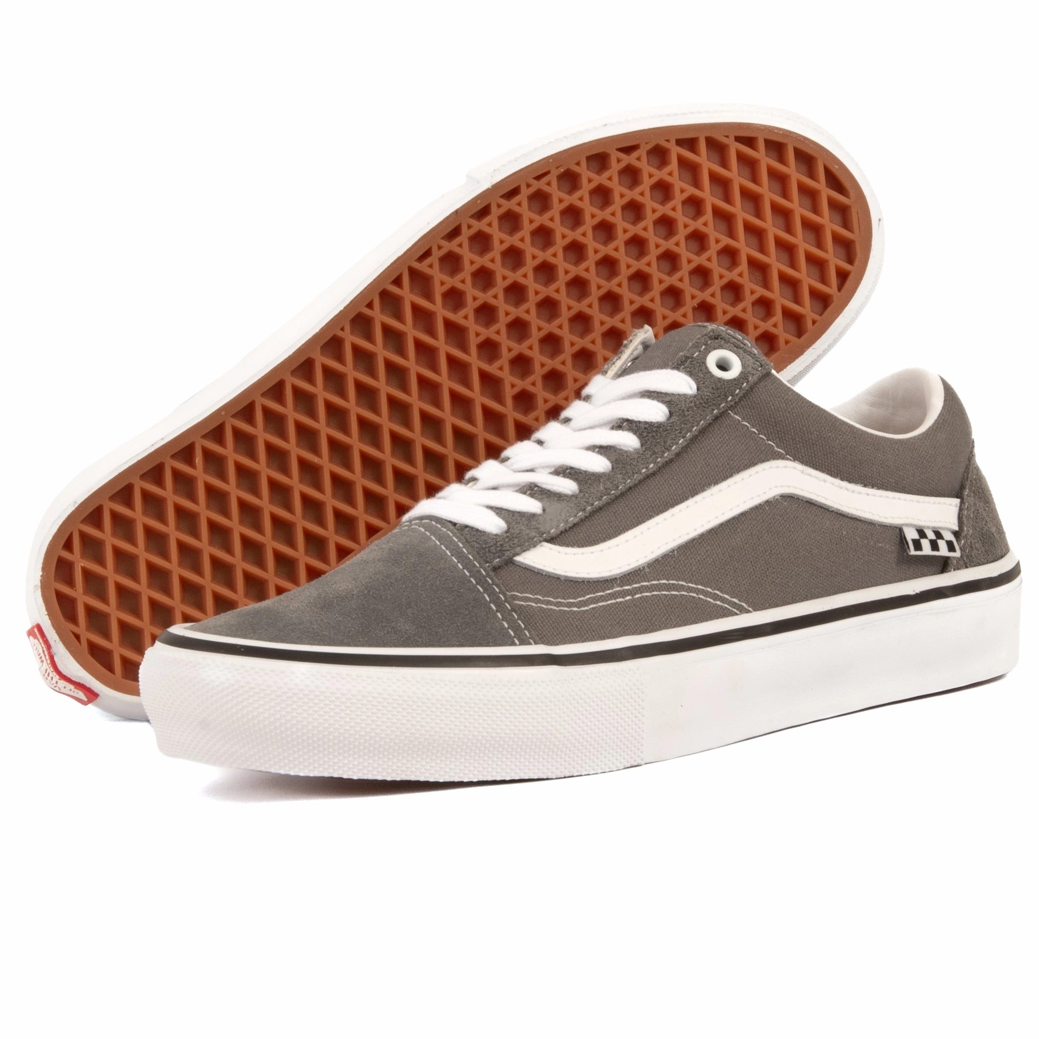 Vans - Skate Old Skool (Pewter/White)*SALE Track Performance customizable - design shoes