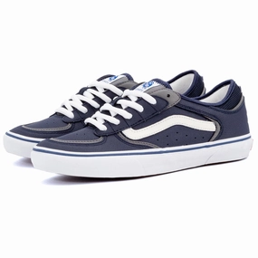 Vans - Skate Rowley 25th Anniversary (Navy/White) Hyperelastic Polymer Compound